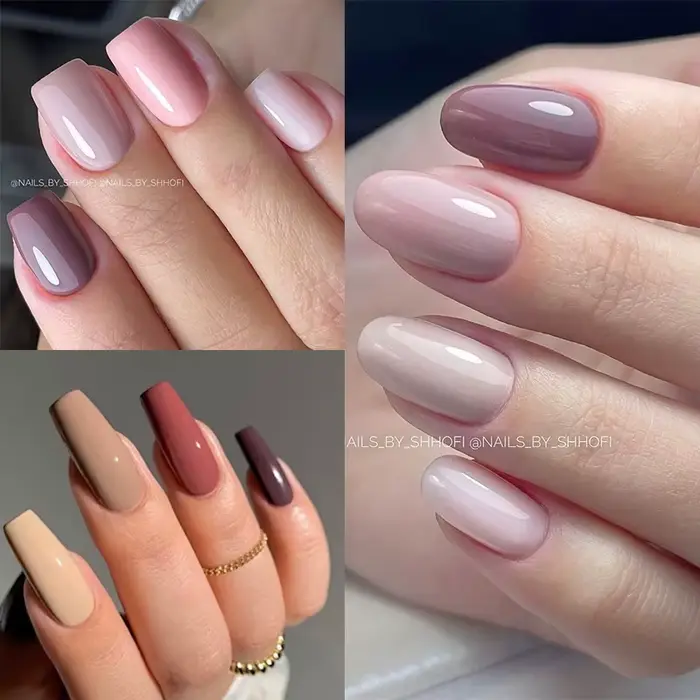 LILYCUTE 7ML rose paillettes vernis à ongles Gel nu naturel longue durée manucure tremper UV LED Nail Art Base couche