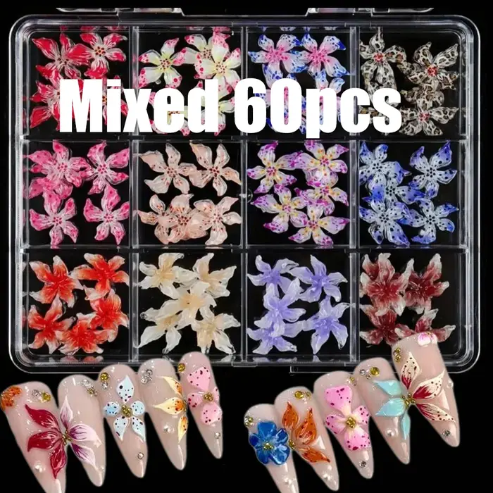 Breloques pour ongles, dégradé 5D
