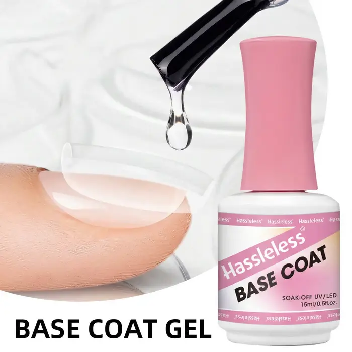 Un flacon de 15 ml de vernis à ongles gel de base, vernis à ongles gel fonctionnel, vernis à ongles 