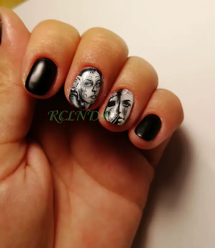 Autocollant à eau pour décoration des ongles