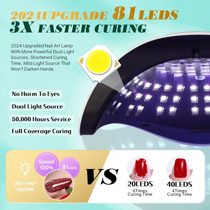 Lampe à ongles UV LED 380W