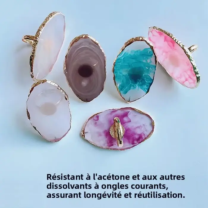 Plateau de mélange de couleurs pour nail art