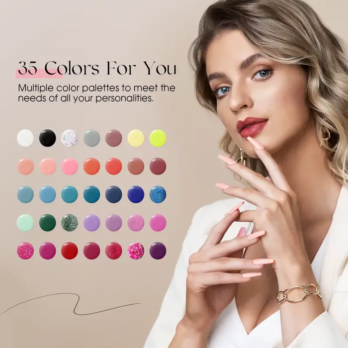 ROSALIND – ensemble de vernis à ongles en gel de couleur scintillante