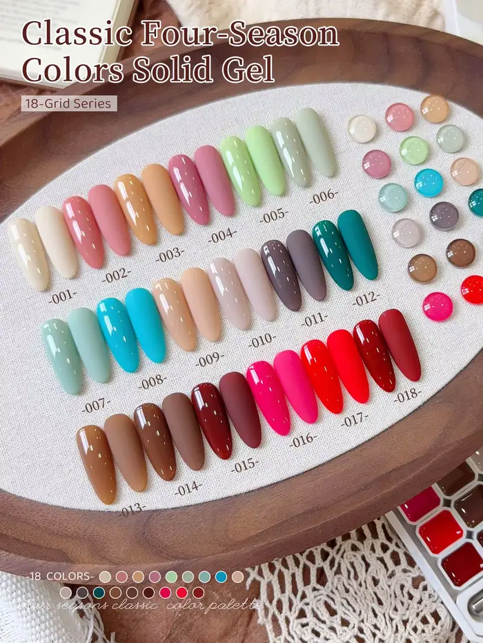 XEIJAYI Vernis à ongles 18 couleurs à haute saturation