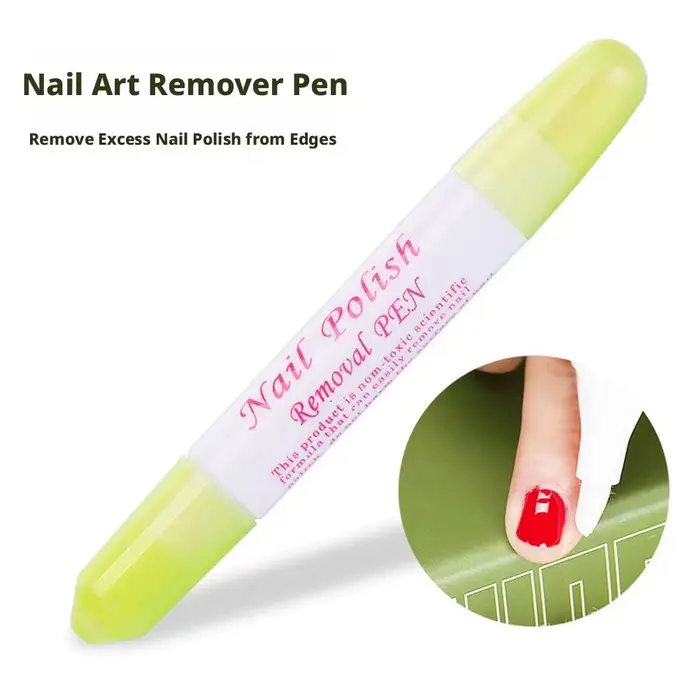  Stylo Dissolvant Doux Sans Alcool pour Vernis à Ongles