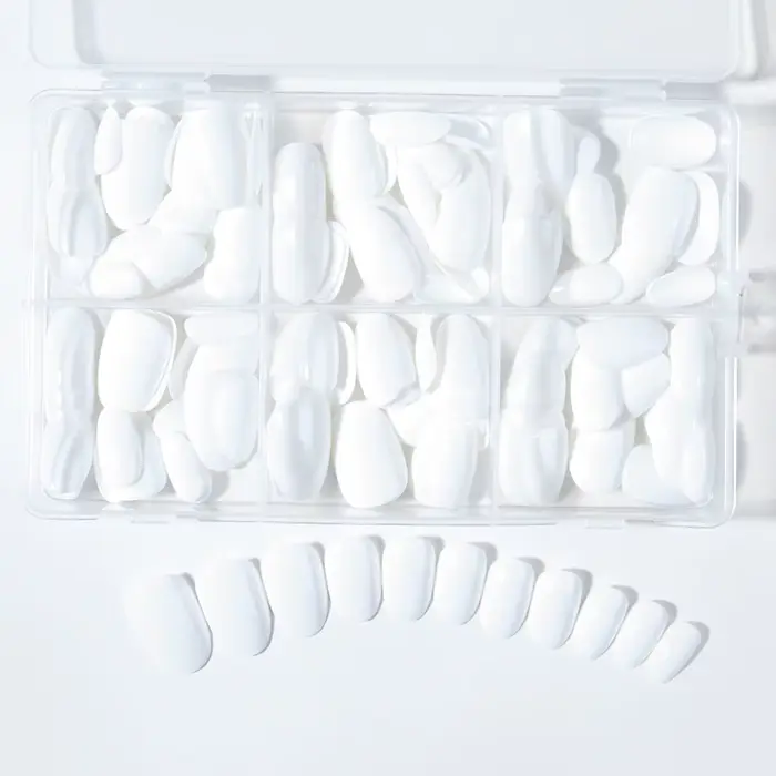 Ongles d'élipse courts 144 pièces