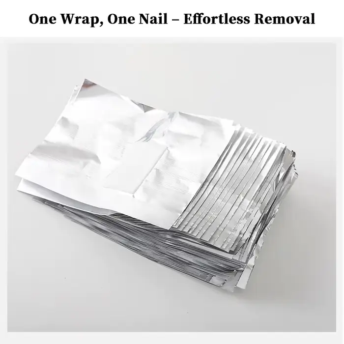 Feuilles de protection pour ongles avec tampon de coton