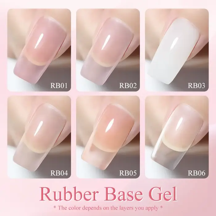 NAILCO 15ml Base en caoutchouc Semi-permanente pour vernis Gel hybride couche