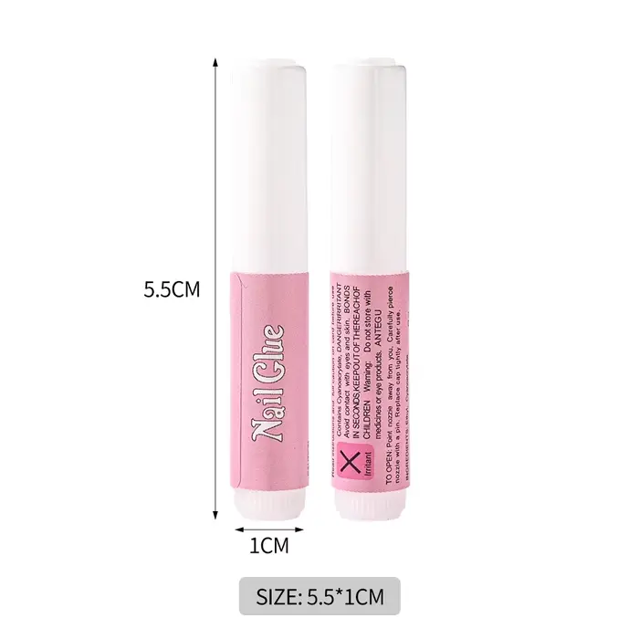 Colle à ongles professionnelle Super forte, 40 pièces, à pression, à séchage rapide, longue durée, p