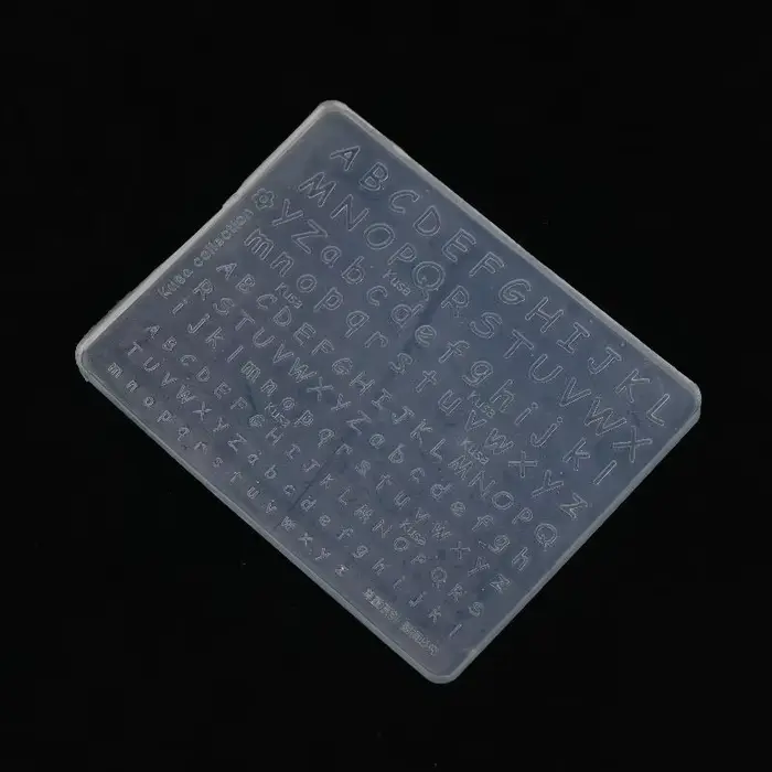 Moule à ongles en silicone transparent