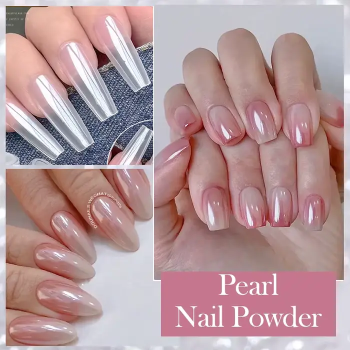 NICOLE DIARY – poudre à ongles miroir au clair de lune