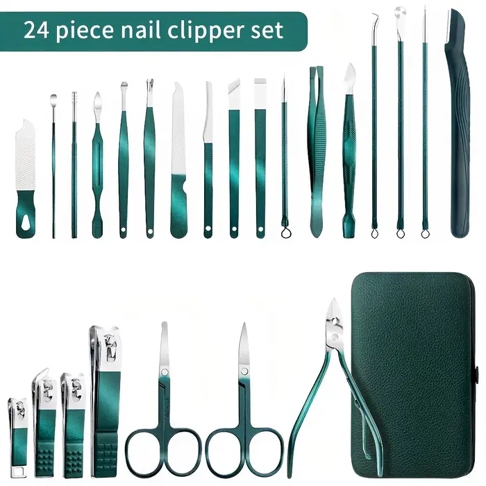 Ensemble d'outils de manucure 7/13/24 pièces