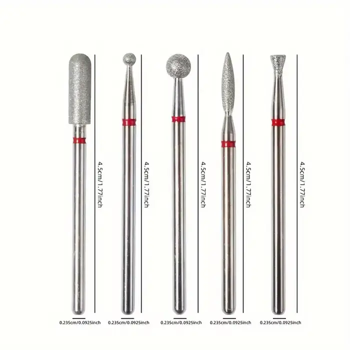 Foret à ongles en diamant, fraise pour manucure, fraise rotative électrique, outils pour cuticules,