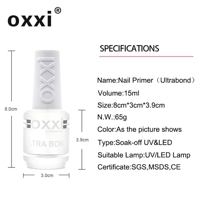 OXXI dernière 15ml apprêt pour ongles vernis uv Semi-permanent Gel