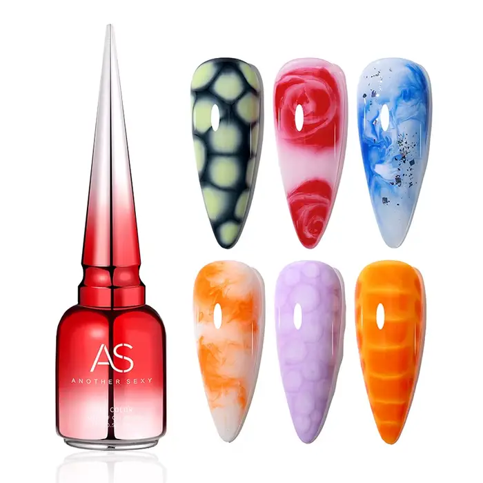AS Tpo gratuit clair floraison Gel vernis 15ml UV LED tremper