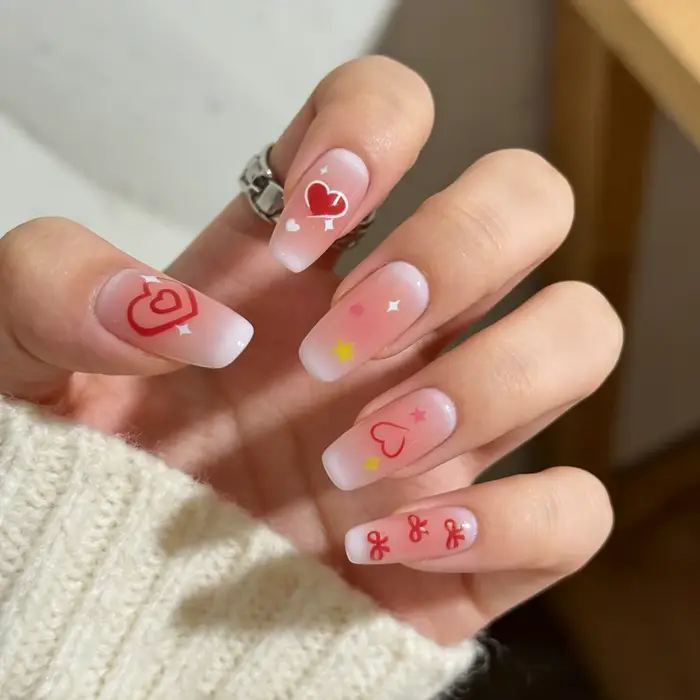 120 faux ongles à presser