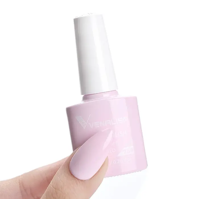 Vernis à ongles en gel Venalisa VIP3 sans HEMA, sans TPO, à retirer par trempage, UV LED, haute pigmentation, longue tenue, usage professionnel en salon, 7,5 ml