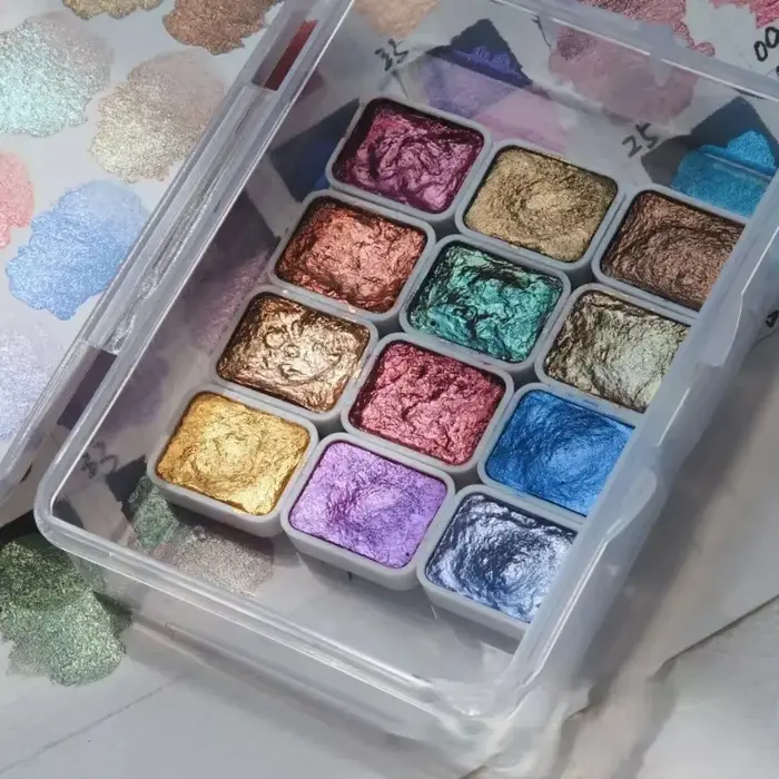 Pigment solide pour ongles