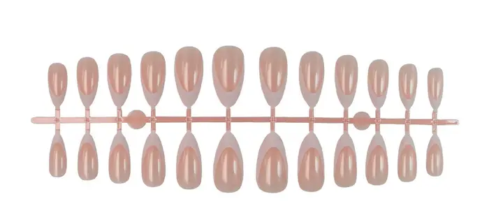 Nouveauté 2026 – 24 faux ongles nacrés brillants