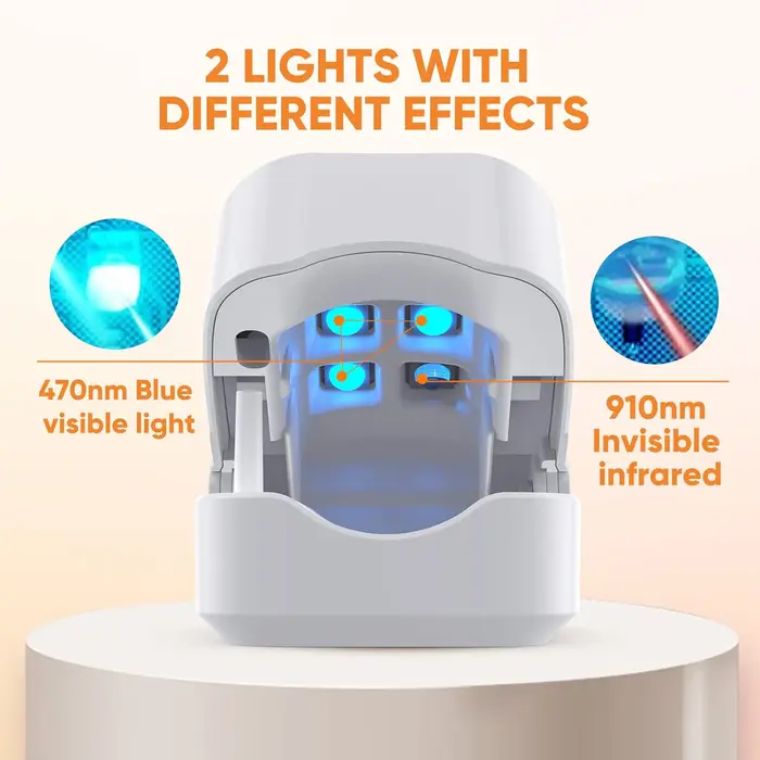 Outils de traitement des champignons des ongles à infrarouge, élimine les champignons des ongles des orteils, Infection fongique des ongles, Anti-équipement efficace, Machine Rechargeable