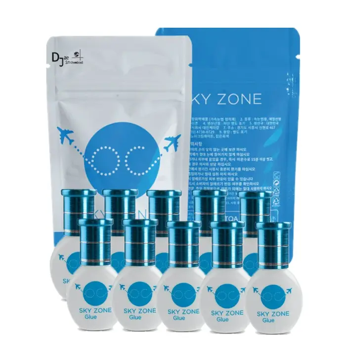 5/10 Bottles 5ml Lady Black Eyelash Extension Glue Sky Zone Strong Fast Drying False Eyelashes