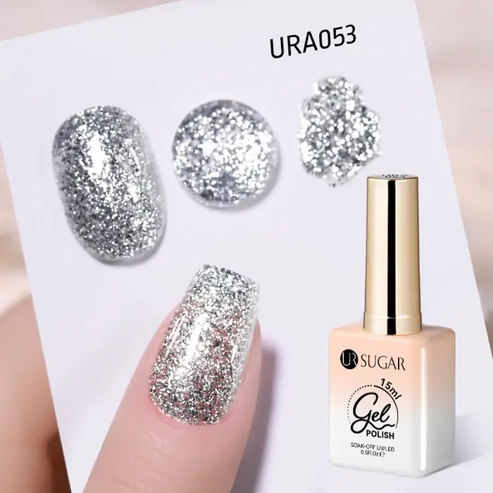 UR SUGAR 15ml Vernis à ongles gel rouge vin longue tenue
