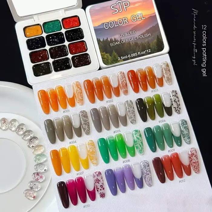 Vernis à ongles semi-transparent en gel