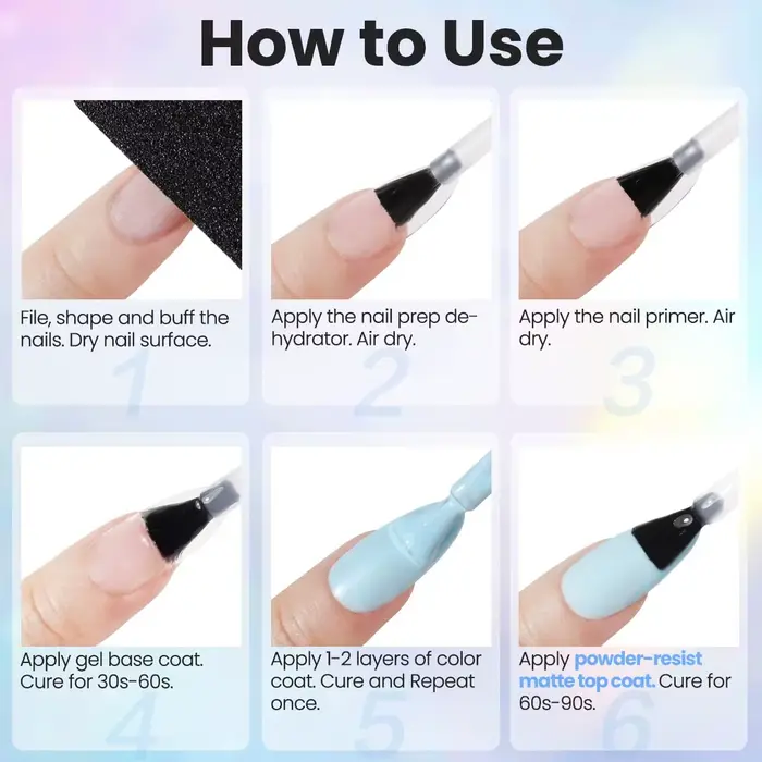 Vernis Gel UV Bleu Clair Sans Problèmes 15ml