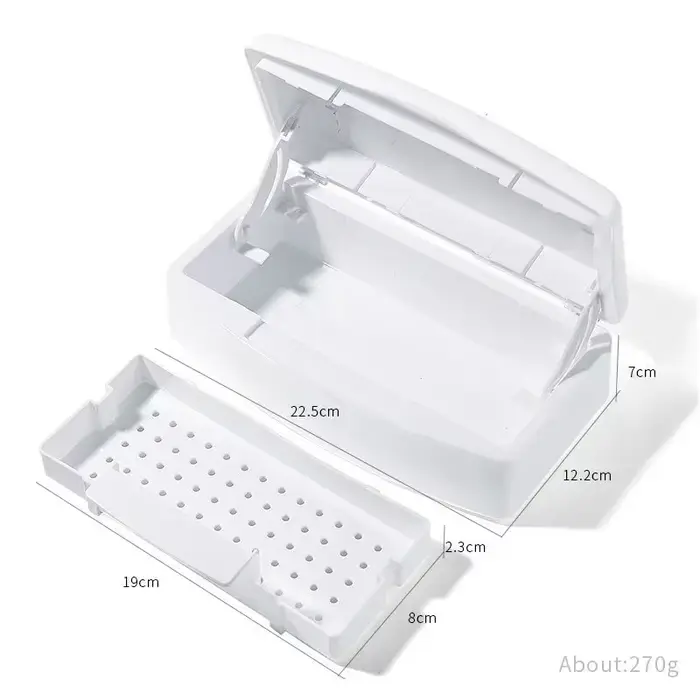 Plateau de stérilisation pour les ongles