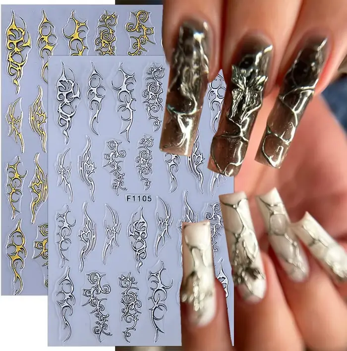 Autocollants pour ongles gothiques