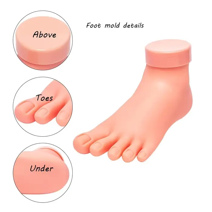 Faux pieds pour pratique spécifique au salon de manucure