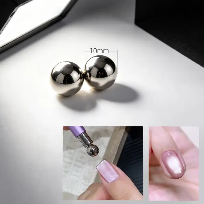 Outil magnétique pour Nail Art, œil de chat, bâton cylindrique avec boule magnétique, accessoire de 