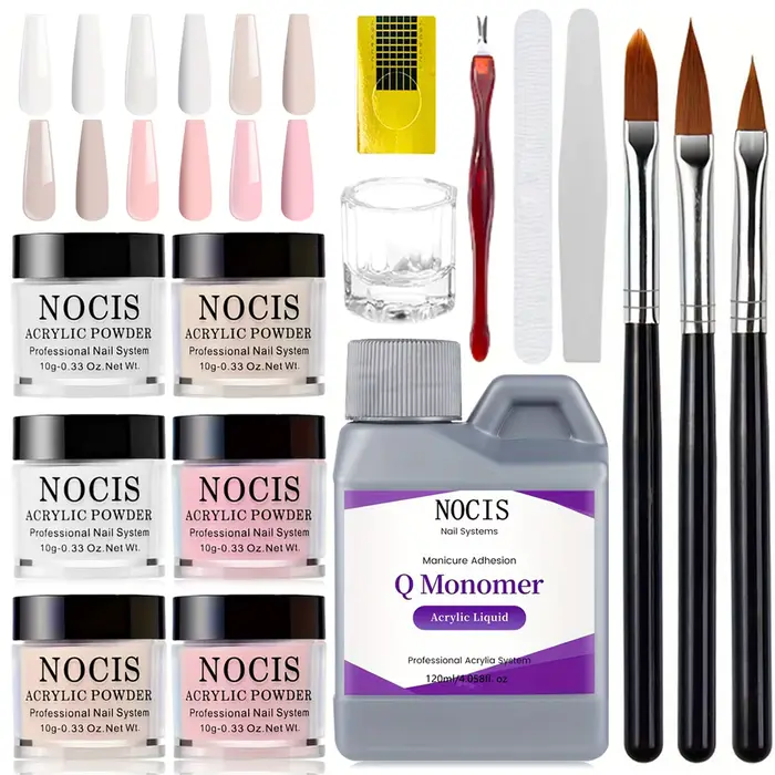 Ensemble d'ongles en acrylique