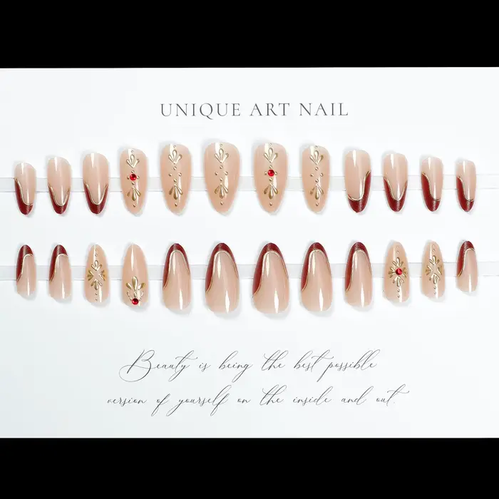 Faux ongles 3D pour femmes et filles