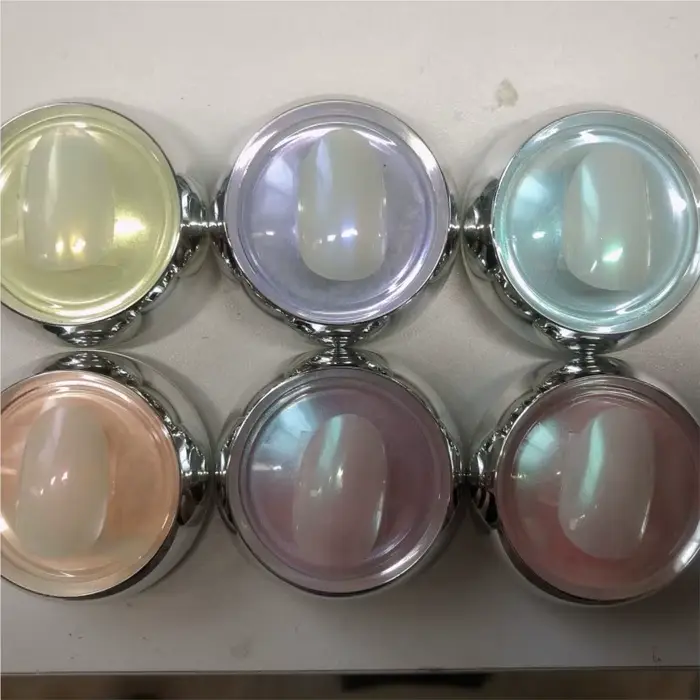 Aurora Mermaid-Poudre à ongles holographique