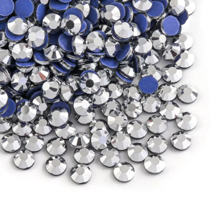 Strass thermocollants en verre cristal DMC, série Mine SS6-SS30, pour décoration de vêtements DIY