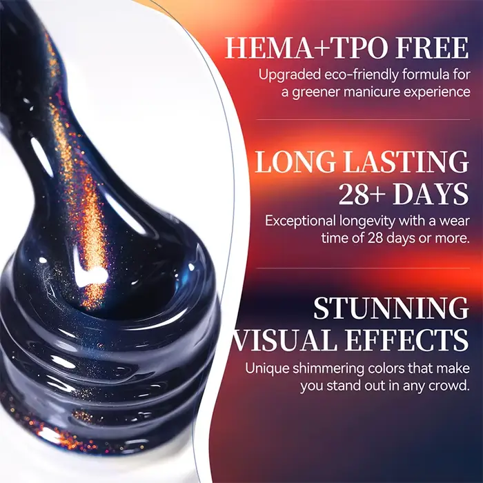 BORN PRETTY 10ml Blazing Sky couleur chat Gel magnétique vernis à ongles Semi Permanent tremper Gel 