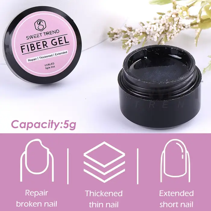 Vernis à ongles Gel réparé par fibres