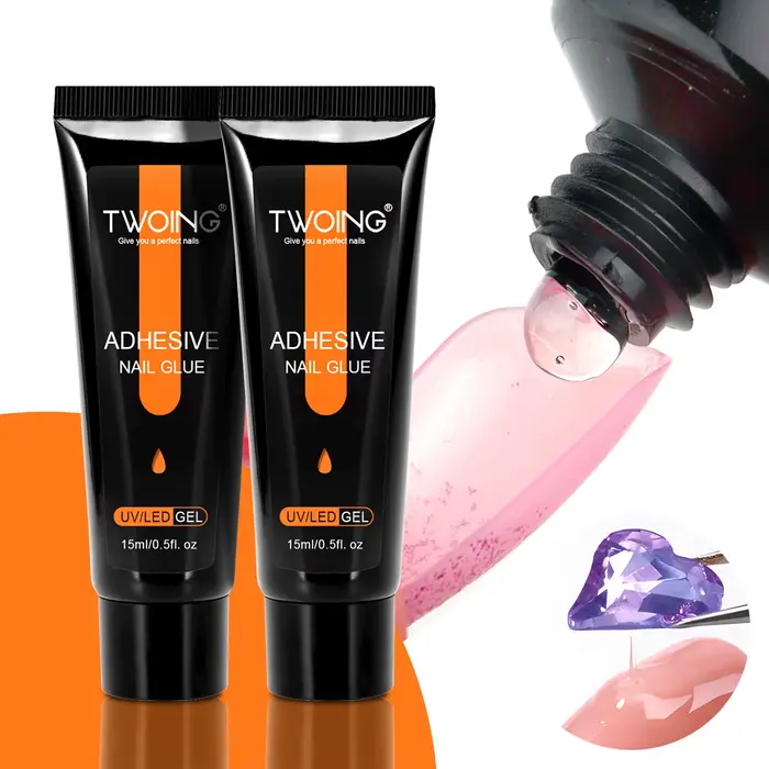 TWOING 15ml ongles conseils Gel nu clair Transparent Gel