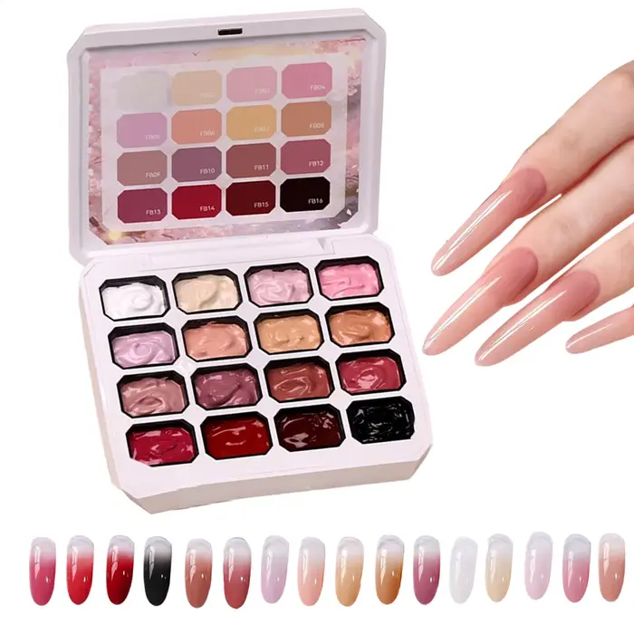 Gel de manucure 16 couleurs pour dégradé