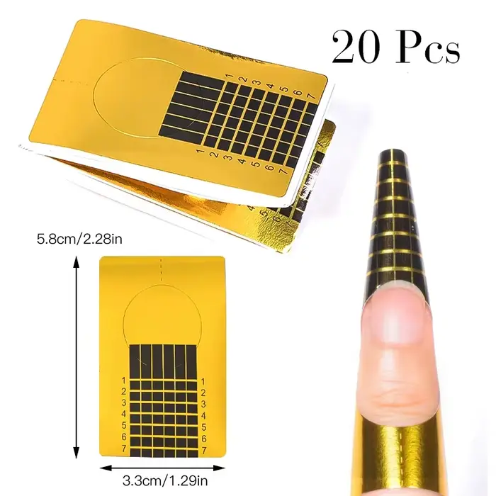1 Pack de Formes à Ongles pour Manucure Française