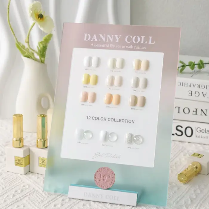 Ensemble de vernis à ongles gel UV LED, 12 couleurs, photothérapie, crème blanchissante, paillettes,