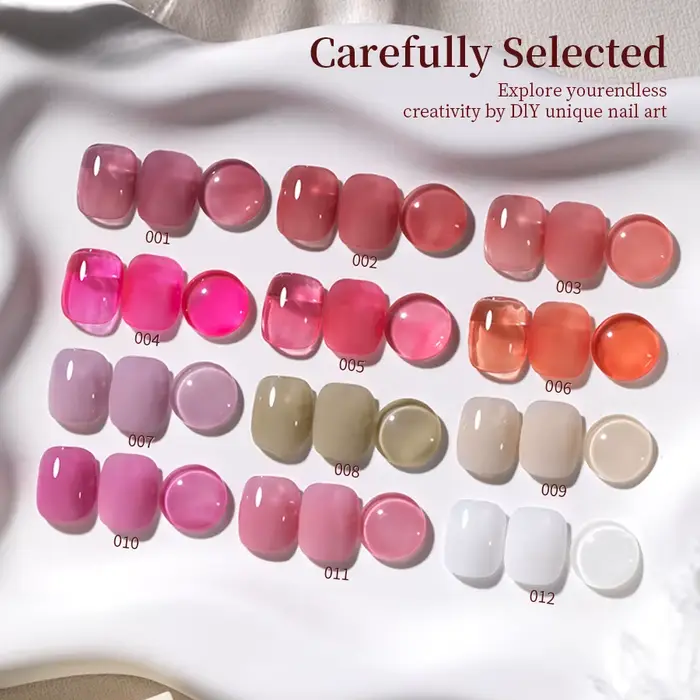 RS NAIL Gel Transparent vernis à ongles 10g été nu rose Gel