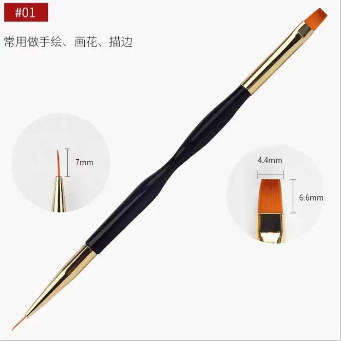 Ensemble de pinceaux pour Nail Art à rayures françaises, stylo de dessin de ligne Ultra-fin, pinceau