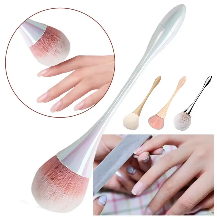 Brosse de nettoyage de la poussière des ongles