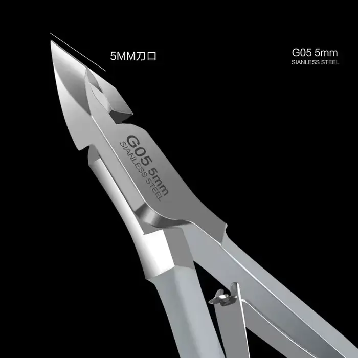 Pince à ongles coupe-cuticules nouveau dissolvant professionnel en acier inoxydable