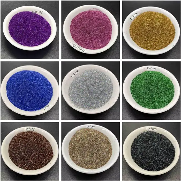 Poudre de paillettes Laser pour ongles