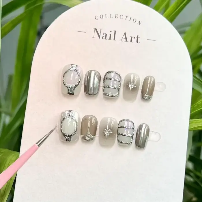 Y2k – faux ongles portables faits à la main