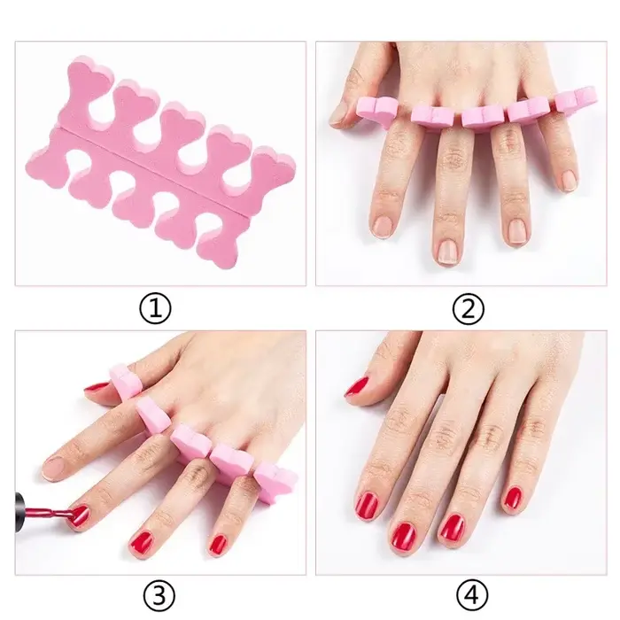 Séparateurs d'orteils pour Nail Art