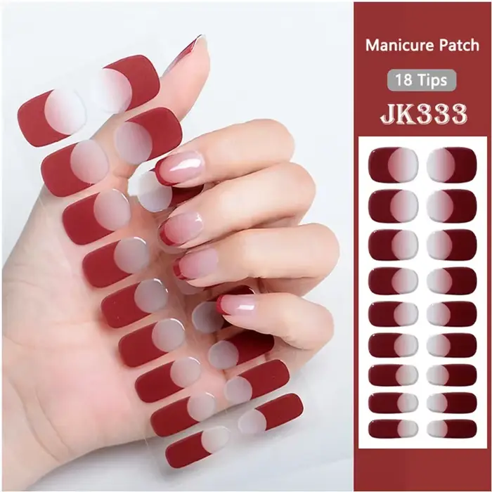 Bandes Adhésives pour Ongles en Gel Semi-Durci